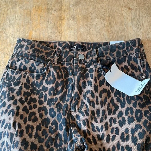 Zara Mid Rise Culottes leopard print - Picture 8 of 10